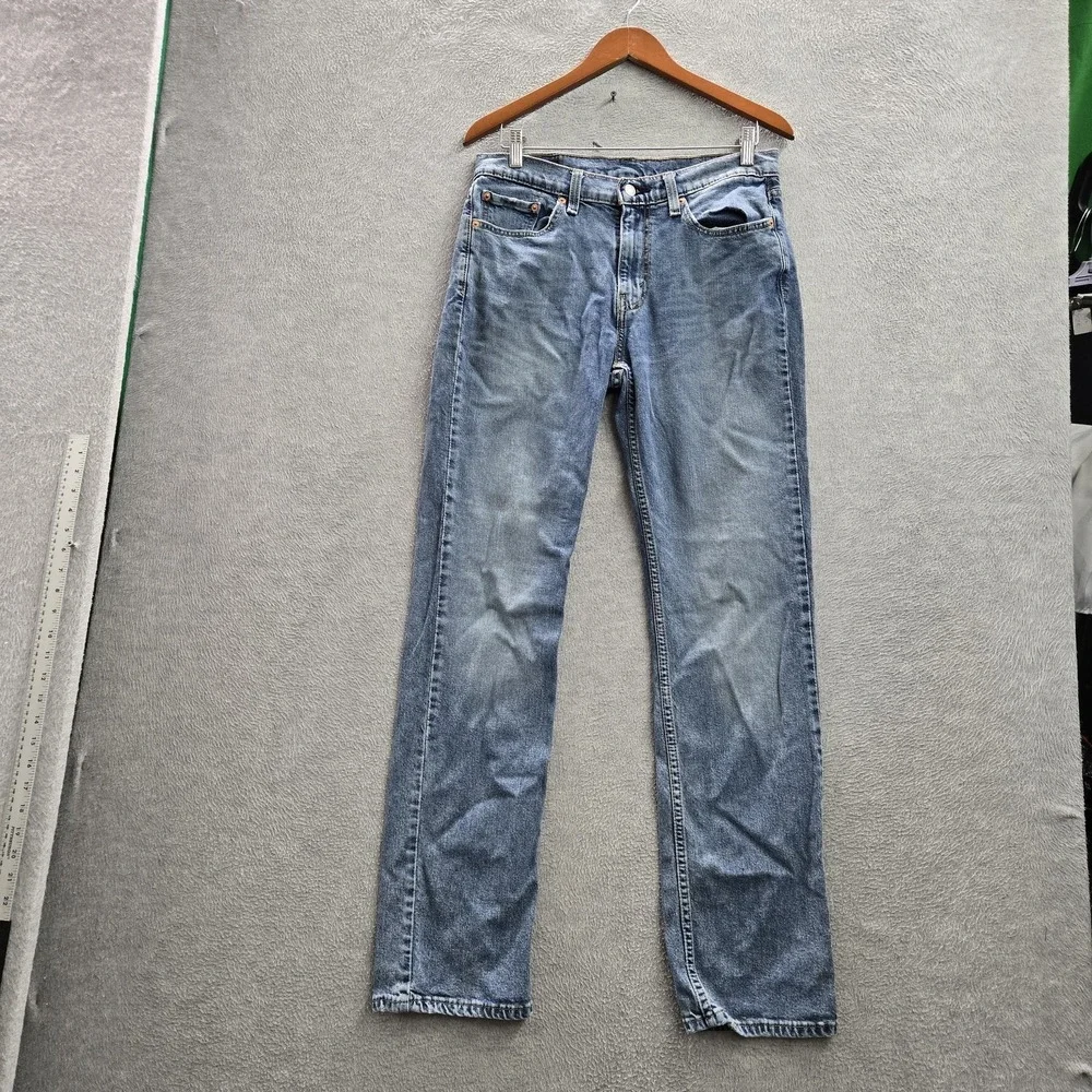 Levi's 514 Men‎ Jeans 32X34 Blue Denim Straight Fit 31